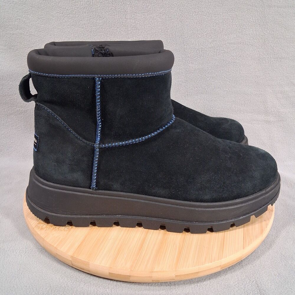 Koolaburra by UGG Koola Mini Hybrid Womens Size 11 Black Waterproof Suede Boots